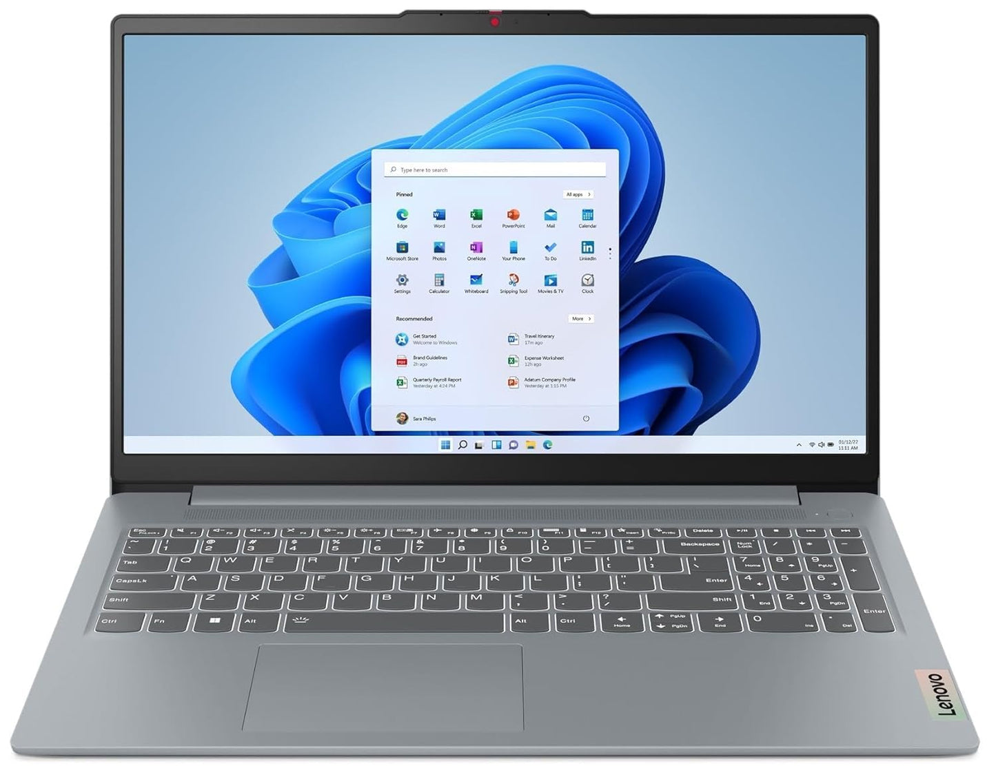 Lenovo IdeaPad 3 12th Gen Intel Core i3-1215U 15.6 Inch (39.65cm) FHD Thin & Light Laptop (8GB/512GB SSD/Windows 11/Office 2021/Backlit KB/1Yr ADP Free/3months Game Pass/Grey/1.63Kg), 82RK017PIN